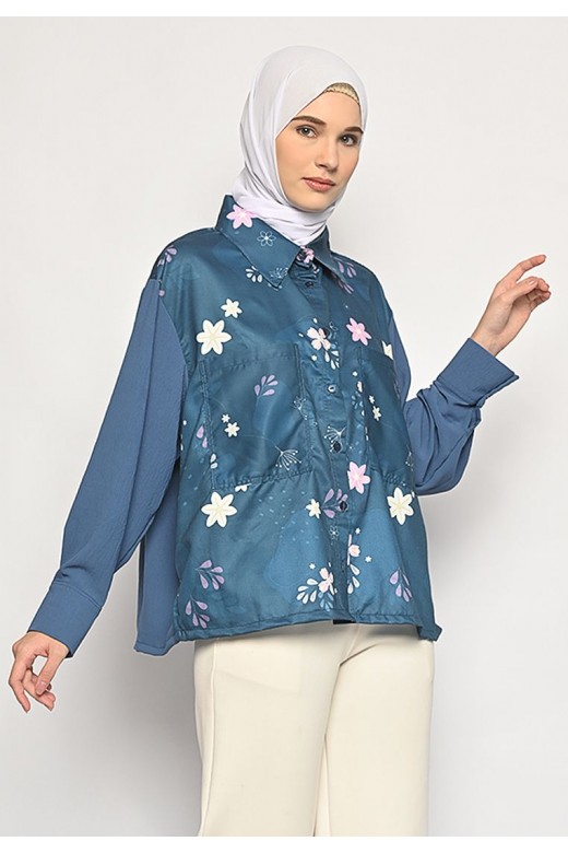 Adilla Blouse Navy